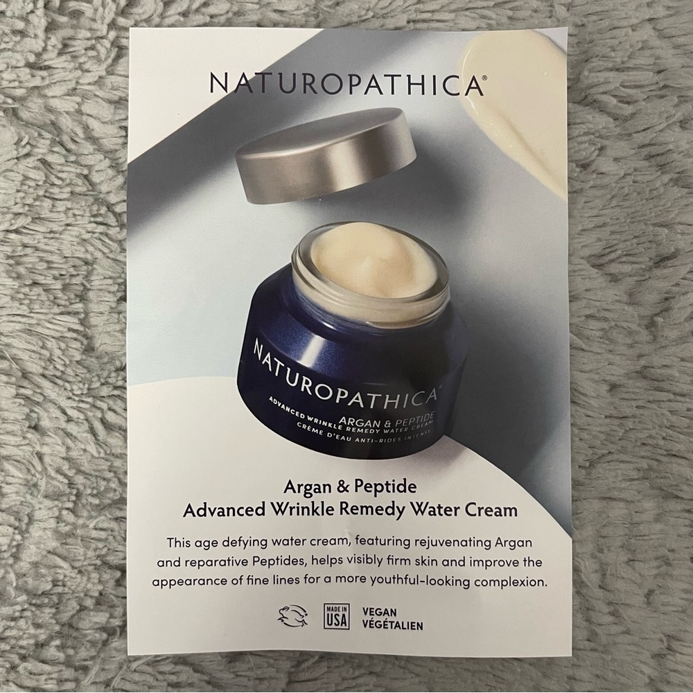 ‼️FREE‼️NEW‼️Naturopathica WRINKLE REMEDY WATER CREAM & CLEANSING FACIAL POLISH - Picture 10 of 12